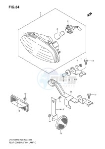 LT-A750X (P28-P33) drawing REAR COMBINATION LAMP