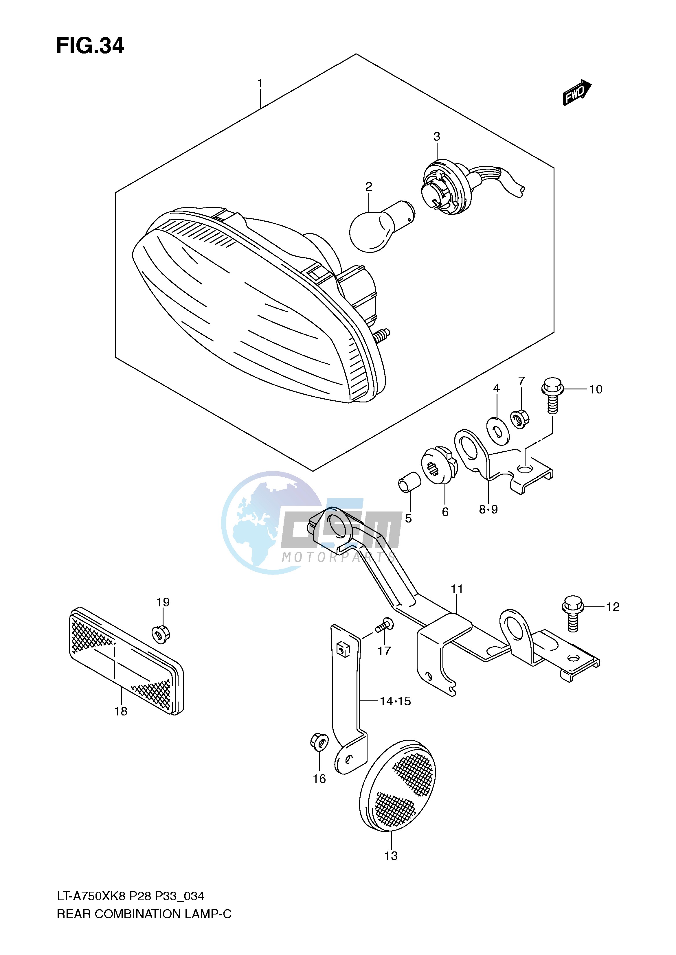 REAR COMBINATION LAMP