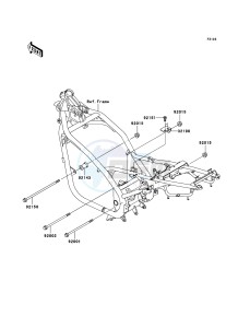 ER-5 ER500-C5P GB XX (EU ME A(FRICA) drawing Engine Mount