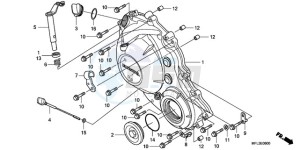 CBR1000RRA F / CMF drawing RIGHT CRANKCASE COVER