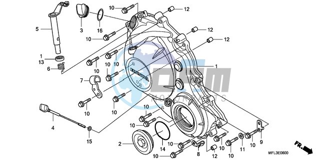 RIGHT CRANKCASE COVER