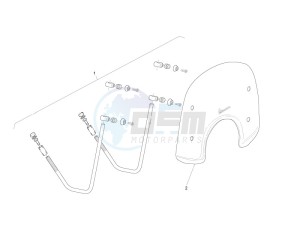 LX 50 2T E2 Touring (30Kmh) drawing Front Windshield - Glass