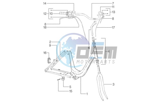 Frame lights-Handlebar