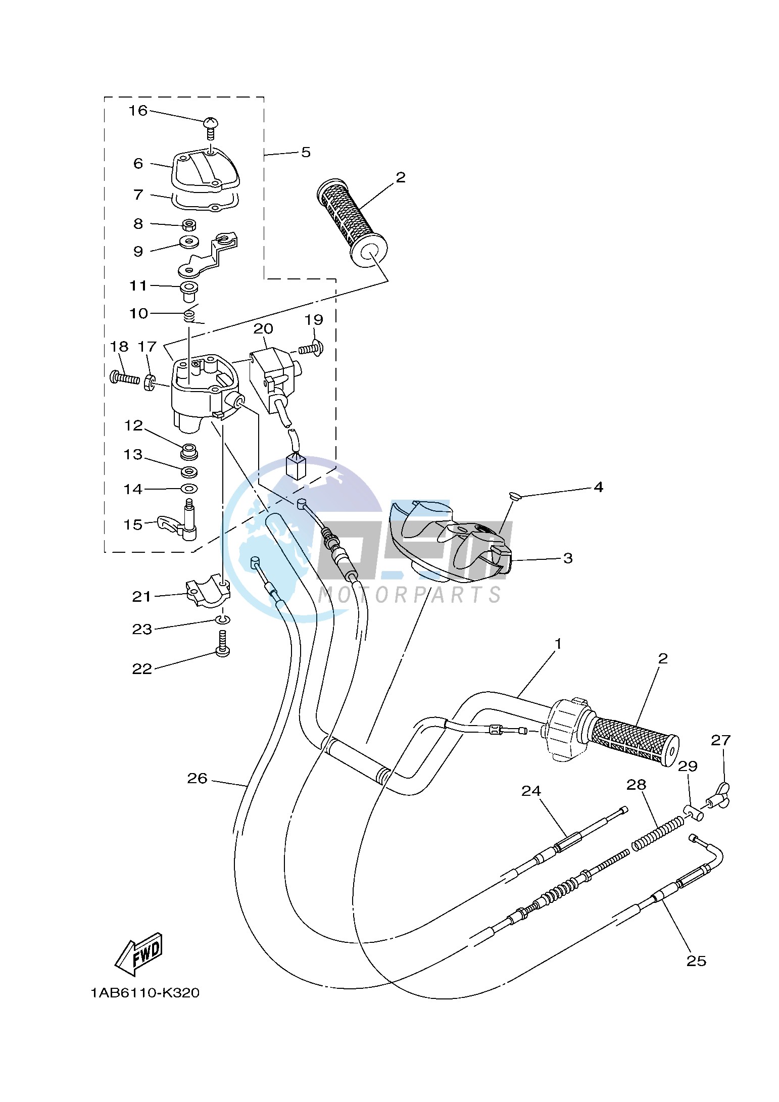 STEERING HANDLE & CABLE