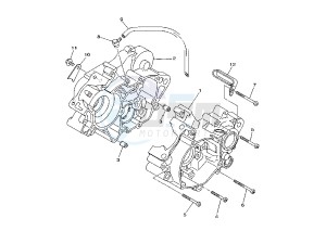 YZ 85 drawing CRANKCASE