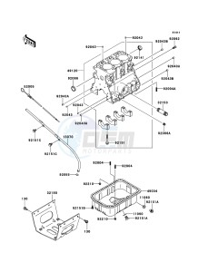 MULE 4010 TRANS 4x4 DIESEL KAF950GCF EU drawing Crankcase