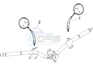 Liberty 125 4t 2v e3 drawing Mirrors