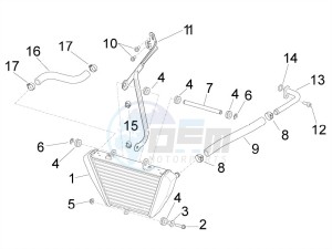 RSV4 1000 RR E4 ABS (APAC) drawing Oil radiator