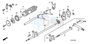 TRX420FMA Australia - (U / 4WD) drawing GEARSHIFT FORK