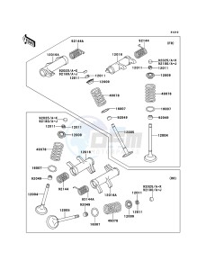 VN900 CLASSIC VN900BEF GB XX (EU ME A(FRICA) drawing Valve(s)