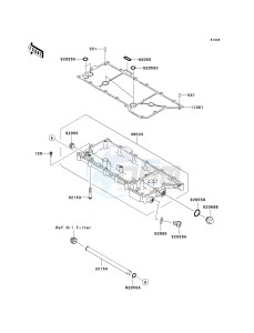 VN 2000 F [VULCAN 2000 CLASSIC LT] (6F-7F) F6F drawing OIL PAN