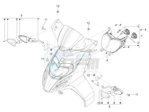 Typhoon 125 4t 2v e3 (USA) USA drawing Head lamp - Turn signal lamps