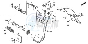 PK50M drawing REAR FENDER