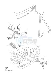 YZ450F (33DD 33DE 33DF 33DG) drawing STAND & FOOTREST