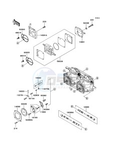 JET SKI 800 SX-R JS800-A3 FR drawing Carburetor Parts