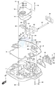 DF 300AP drawing Engine Holder