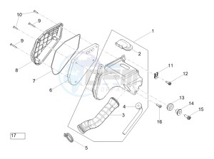 RX 50 FACTORY E4 (EMEA) drawing Air box