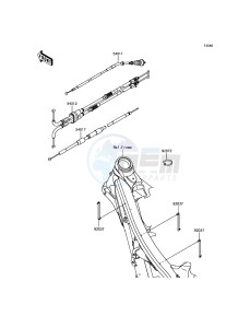 KLX450R KLX450AGF EU drawing Cables