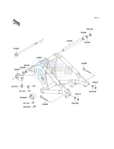 VN 800 A [VULCAN 800] (A10-A11) [VULCAN 800] drawing SWINGARM