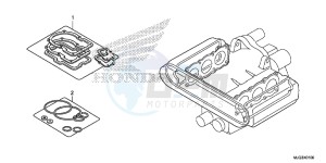 GL1800BF F6B Bagger - GL1800BF UK - (E) drawing GASKET KIT A