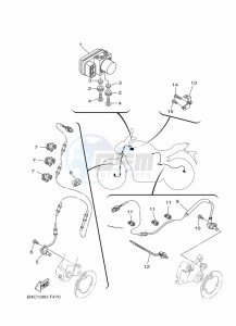 MT-07 ABS MTN690-A (B4C9) drawing ELECTRICAL 3