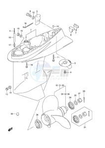 DF 140A drawing Gear Case