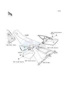 KX 450 D [KX450F] (D6F) D6F drawing SEAT