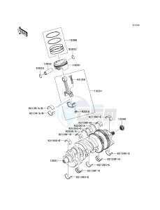 KRF 750 F [TERYX 750 4X4 NRA OUTDOORS] (F8F) C9F drawing CRANKSHAFT_PISTON-- S- -