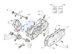 Ark AC 45 Yellow-Silver 50 drawing Crankcase – Crankshaft