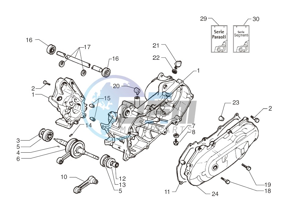 Crankcase – Crankshaft