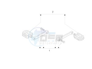 Wi-Bike Mas Mech Active 0 drawing Control pedals - Levers