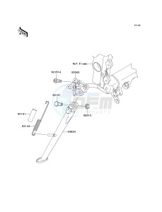 ZX 600 N [ZX-6RR] (N1) N1 drawing STAND-- S- -