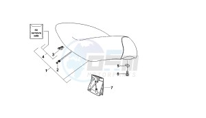 SONAR - 125 CC VTHLS1A1A 4T drawing SEAT