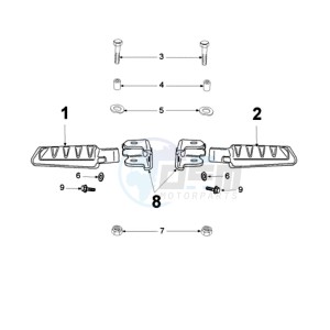 LUDIX 14 L ELEGANCE drawing FOOT SUPPORT