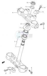 RM125 (E28) drawing STEERING STEM (MODEL L)