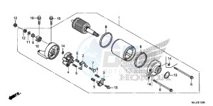 NC750SDE NC750SD Europe Direct - (ED) drawing STARTING MOTOR