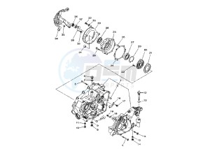 YFM FW KODIAK 400 drawing CRANKCASE