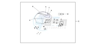 SH150D9 Europe Direct - (ED / KMH) drawing TOPBOX *Y205P*