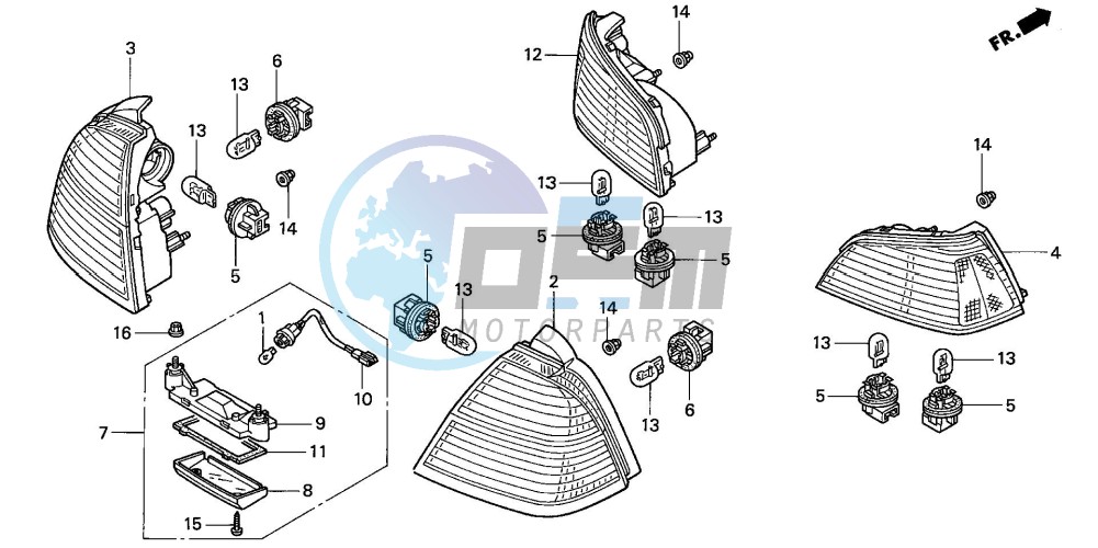 REAR COMBINATION LIGHT (GL1800A1/A2/A3/A4/A5)