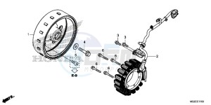 CB500FAF CB500F UK - (E) drawing GENERATOR