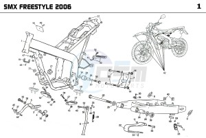 SMX FREESTYLE 50 drawing CHASSIS