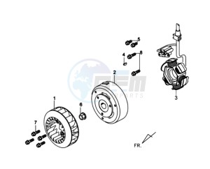 TONIK 125 drawing MAGNETO / FLYWHEEL