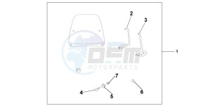 SCV100 LEAD drawing WINDSHIELD