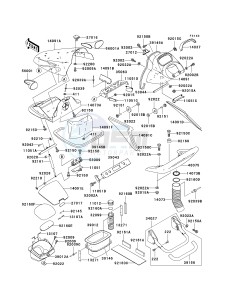 JT 1100 C [1100 STX D.I.] (C1) [1100 STX D.I.] drawing HULL FITTINGS