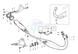 MITO EURO2 125 drawing SILENCER