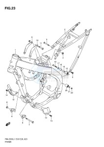 RM-Z250 (E3-E28) drawing FRAME