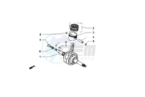 Hexagon 250 GT drawing Crankshaft-Piston