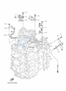 F250CA drawing CYLINDER-AND-CRANKCASE-3