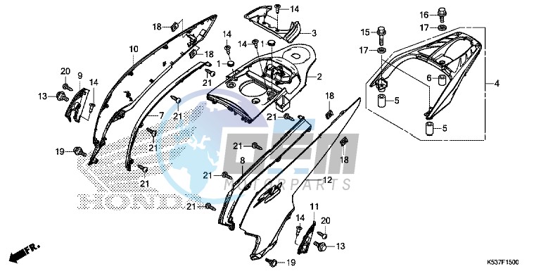 BODY COVER/ LUGGAGE CARRIER