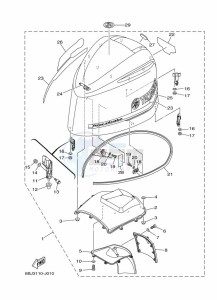 F300AETX drawing FAIRING-UPPER